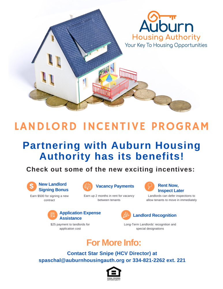 AHA Landlord Incentive Program Flyer