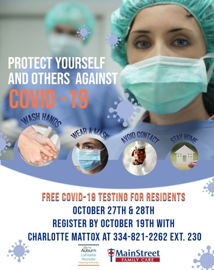 Covid 19 Testing Information for Residents