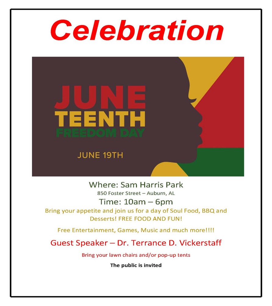 2021 Juneteenth Flyer Celebration Brown Woman Silhouette 