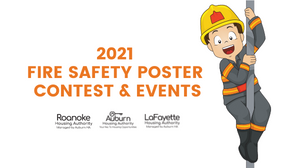 Poster Contest and Event Banner with Kid on Rope
