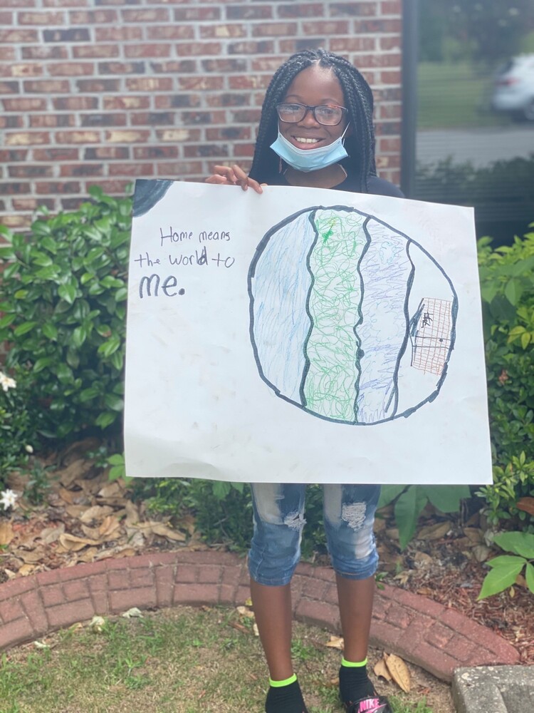 Crysasia Rowell, 4th Grade  What Home Means to Me poster