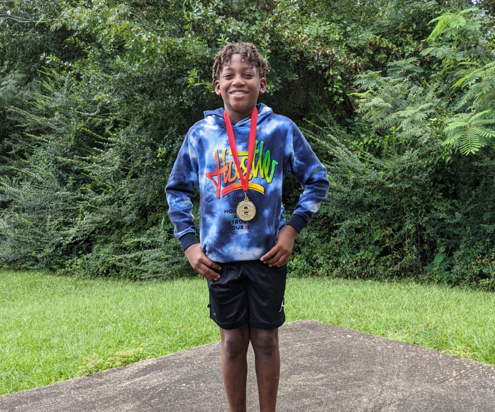 Justin Marshall Jr AAHRA medal