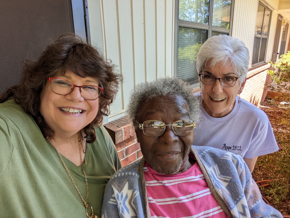 Wonderful Wednesdays ladies smiling up close 