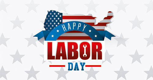 Happy Labor Day banner 