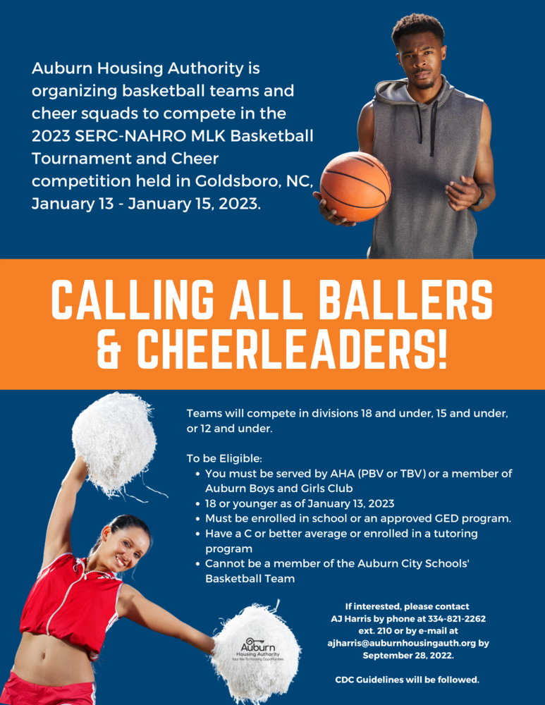 basketball and cheerleader wanted