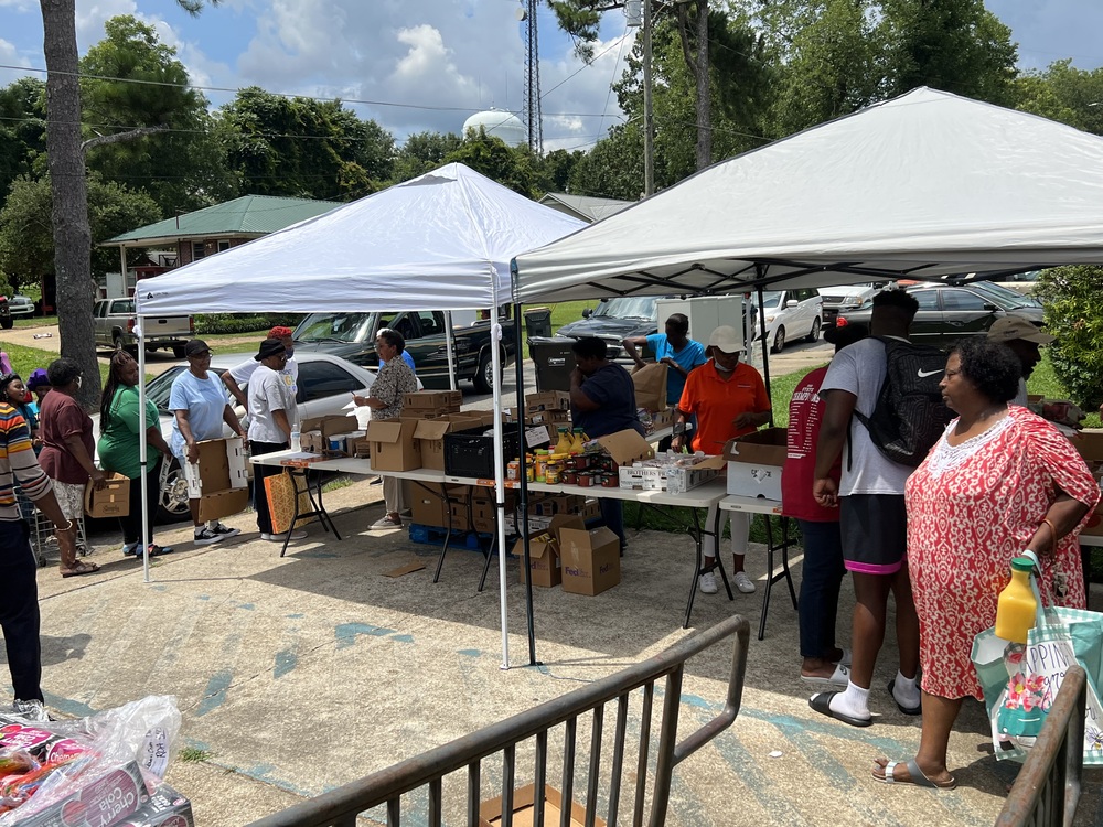 RHA Farmers Market set up outside 