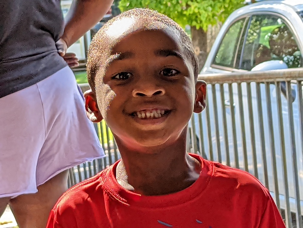 RHA Back to School close up of a young boy smiling