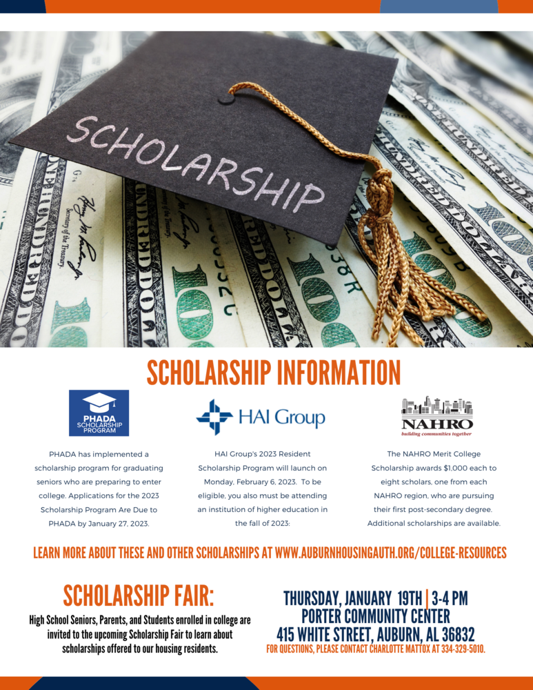 _AHA Scholarship Newsletter Page