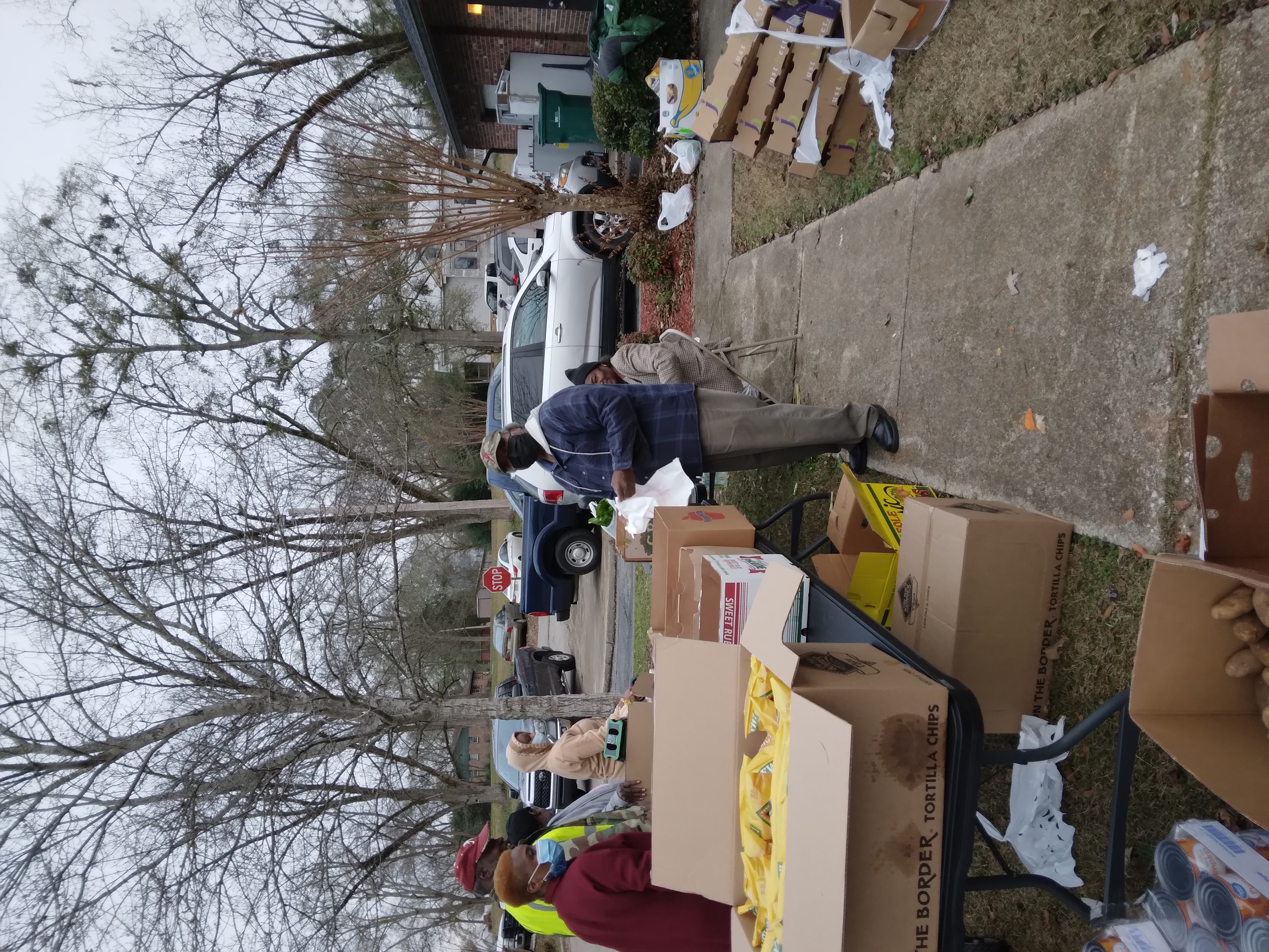 Commissioner Holloway at the LaFayette Farmers Market volunteering