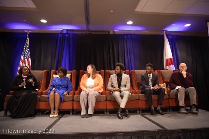 MLK Scholarship breakfast panel