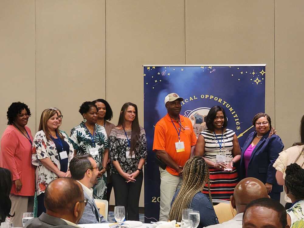 Auburn Housing Authority receiving the SERC NAHRO Collaboration award at the conference in Orlando