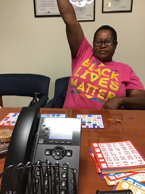 Roanoke Housing Authority Bingo participant