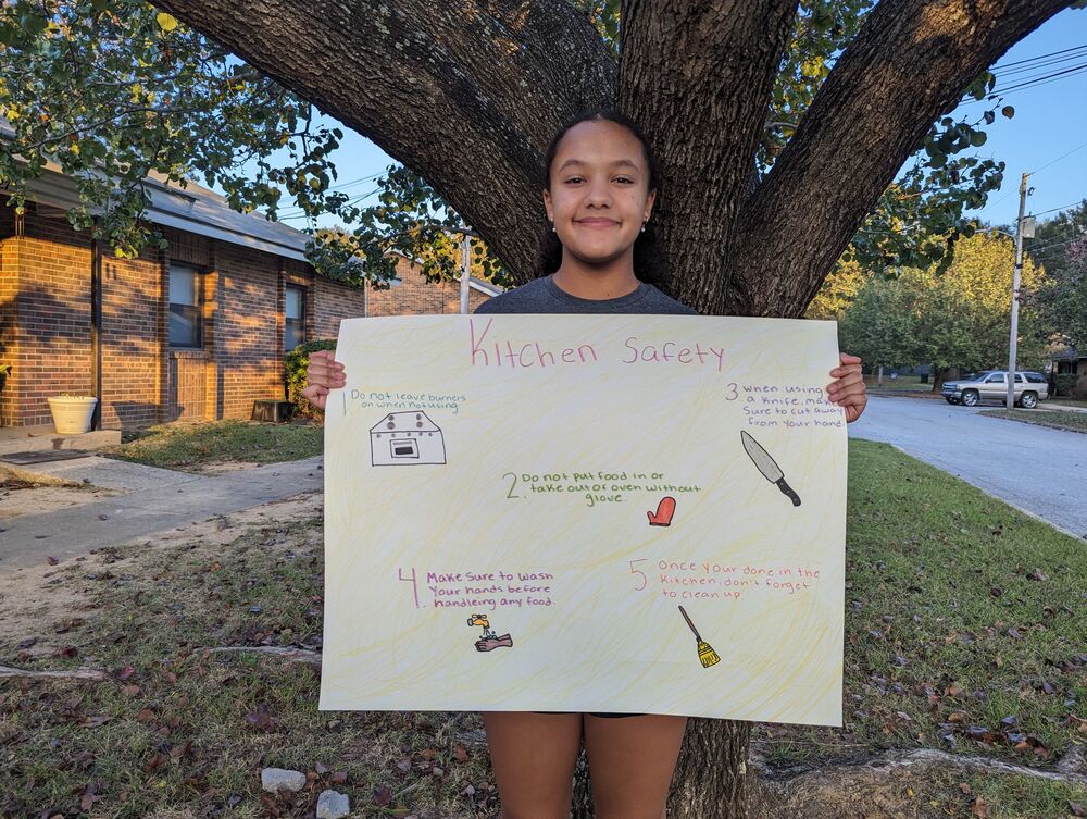 Fire Safety poster contest 10-14 yrs 1st place Kyara Copeland