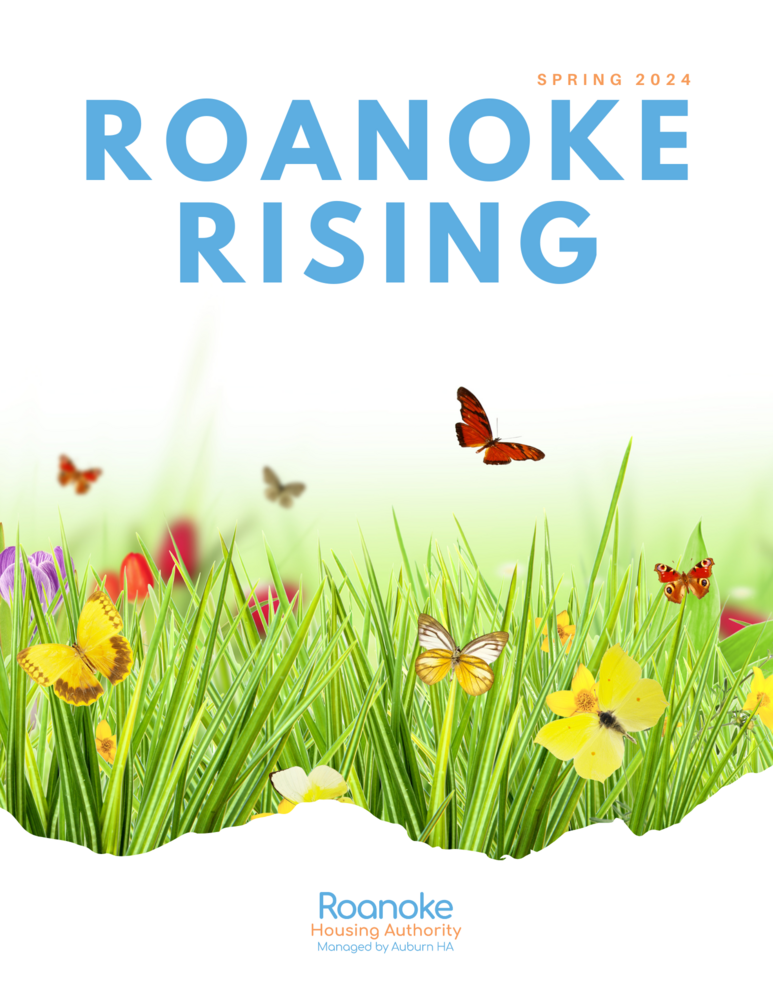 RHA Spring 2024 Newsletter Cover with flowers