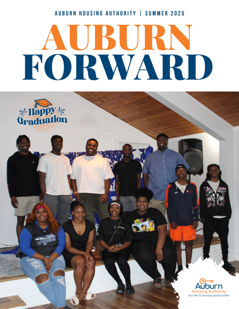 Auburn Forward Summer Edition Cover with Graduates