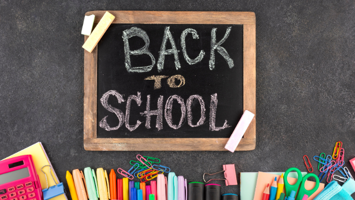 back tio school banner