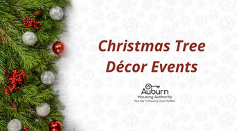 Christmas tree decor event