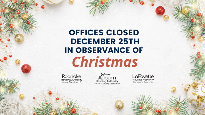 AHA Christmas Closure website Banner 