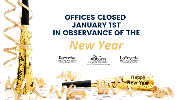 AHA New Years Day Office Closure