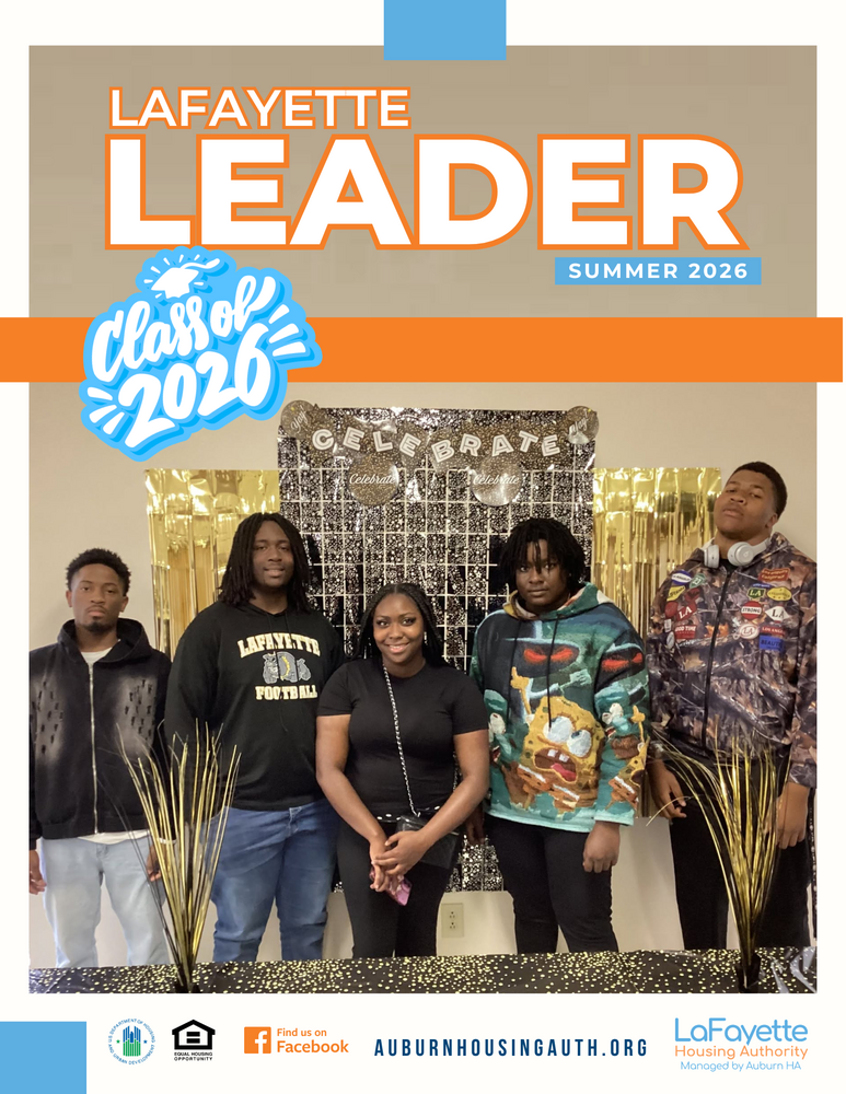 LaFayette Leader Summer 2026 Newsletter Cover with High School Graduates