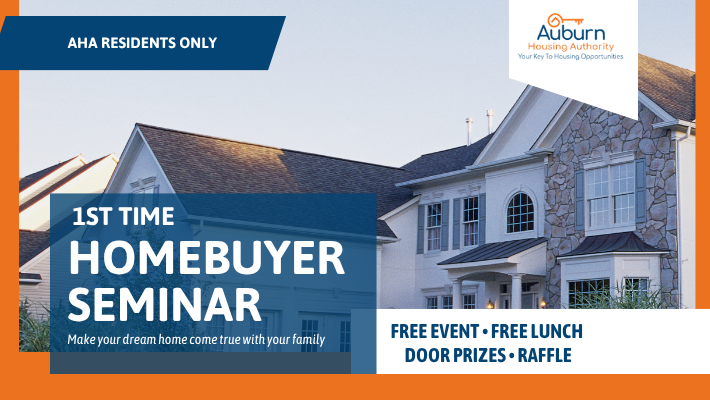 AHA website Banner  1st time homebuyer seminar 