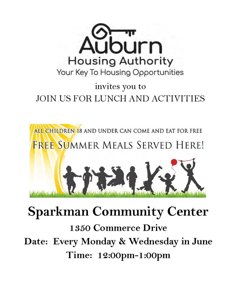 2019 Sparkman summer feeding flyer