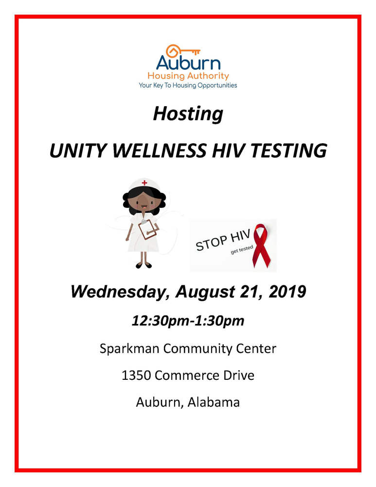 UNITY WELLNESS HIV TESTING