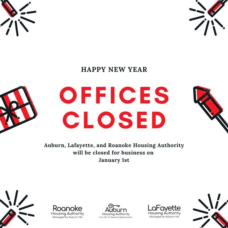New Year's Day Offices Closed