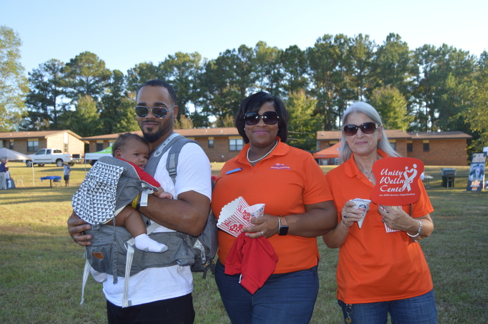 Employee and Family at National Night Out