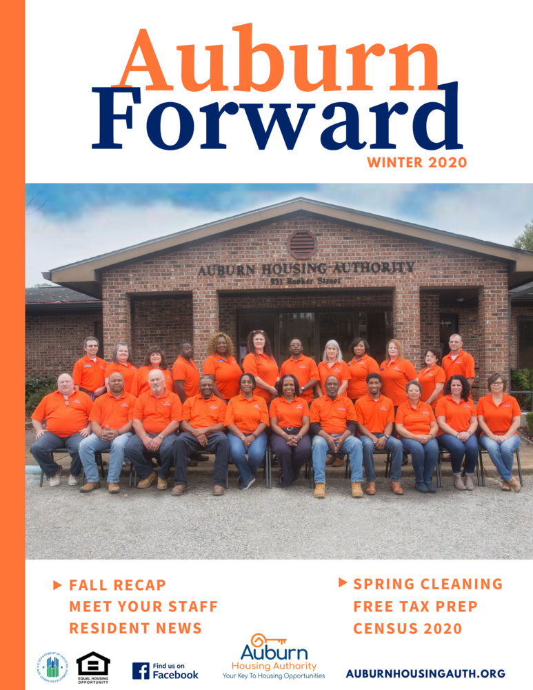 AHA Winter 2020 Newsletter Front Page