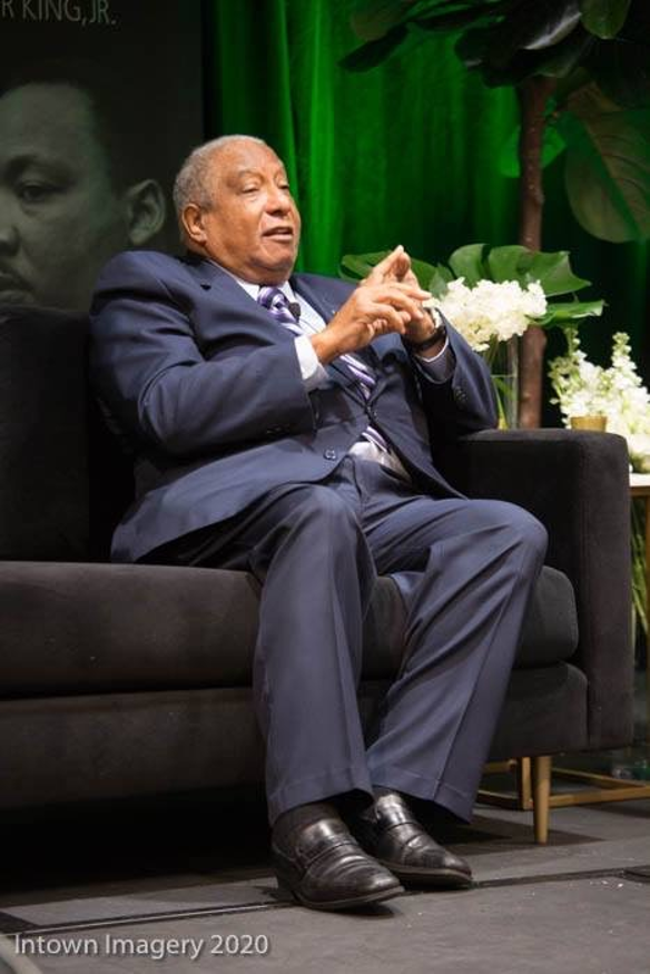 Dr. Bernard Lafayette at the MLK Scholarship breakfast