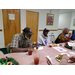 Senior Residents enjoying dinner sponsored by Auburn University's Campus Kitchen.