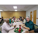 Auburn Housing Authority Commissioners, Staff, and Senior Residents at Christmas dinner.