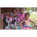 Bike giveaway recipients posing for a picture with their new bikes.