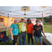 Christian Motorcyclist Association posing with CEO Sharon Tolbert