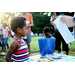 Young resident looking at a piece of paper