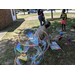 summer feedings volunteers making with giant bubble wand