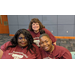 Resident Advisory Board members in t-shirts posing for camera