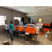 Staff preparing Covid-19 Supply Bags for Distribution
