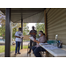 Residents in the Porter Community registering to vote.