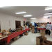 food market table display inside building