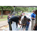 Auburn police officer is helping a family retrieve drinks from the cooler