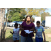 Mother with two kids at Operation CommUNITY event