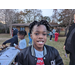 Young boy smiling upclose at Christmas event