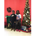 Kenyeta Gipson at community Christmas tree event