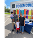  community members at bookmobile 