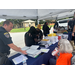  Auburn Police Department and residents at the back to school supply tables 