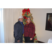  Couple attending the Auburn Housing Authority Christmas luncheon  