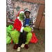  The Grinch and a young boy with a hood on his head 