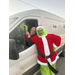  The Grinch talking to the Fedex van driver 